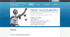 Desktop Screenshot of dinomazzorato.ca