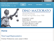 Tablet Screenshot of dinomazzorato.ca
